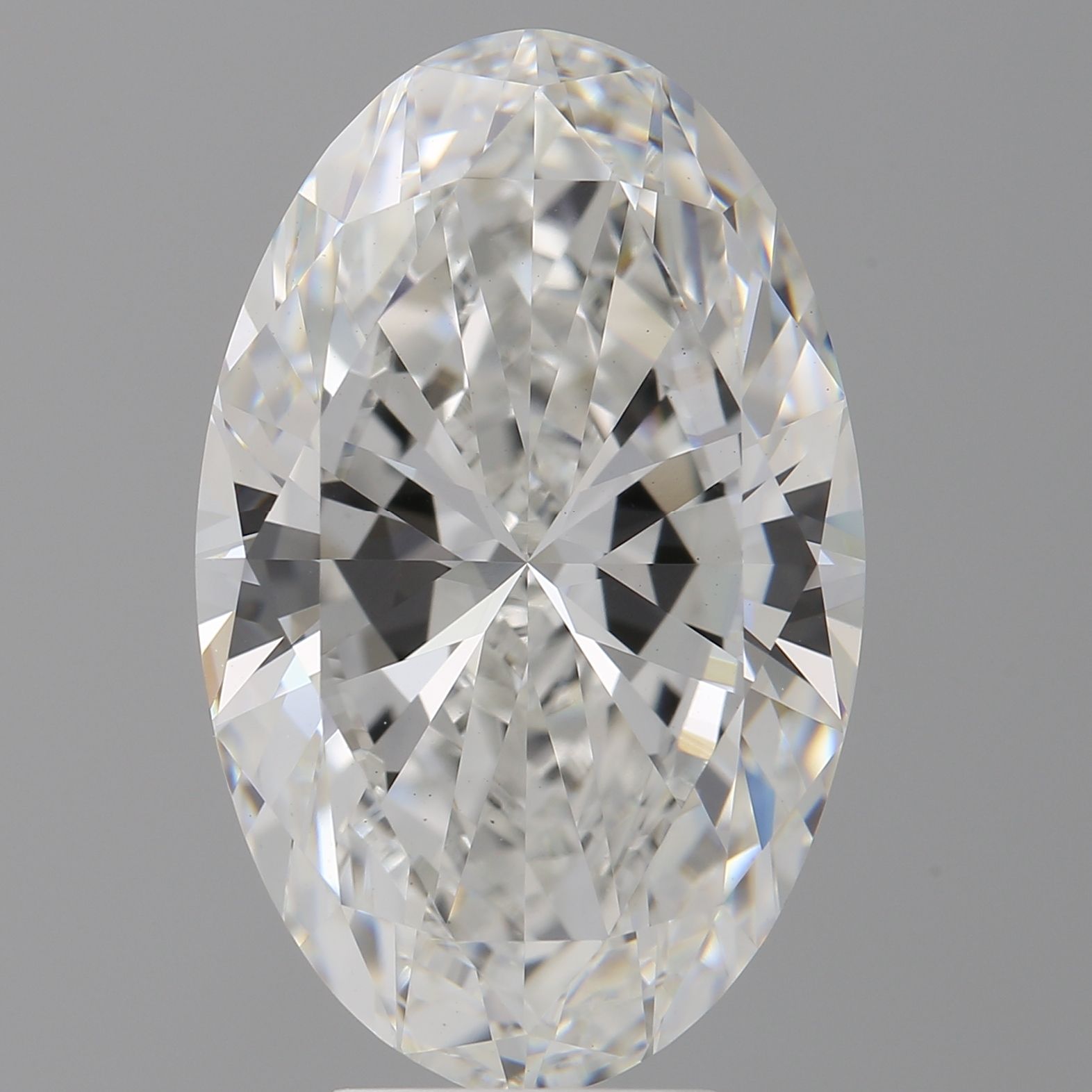 7.01 ct. oval Lab Grown Diamond front image