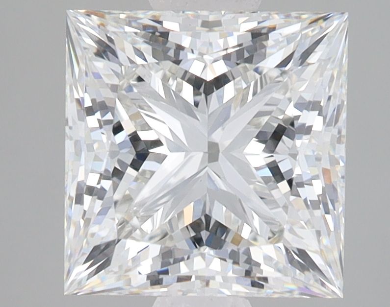 3.17 ct. princess Lab Grown Diamond front image