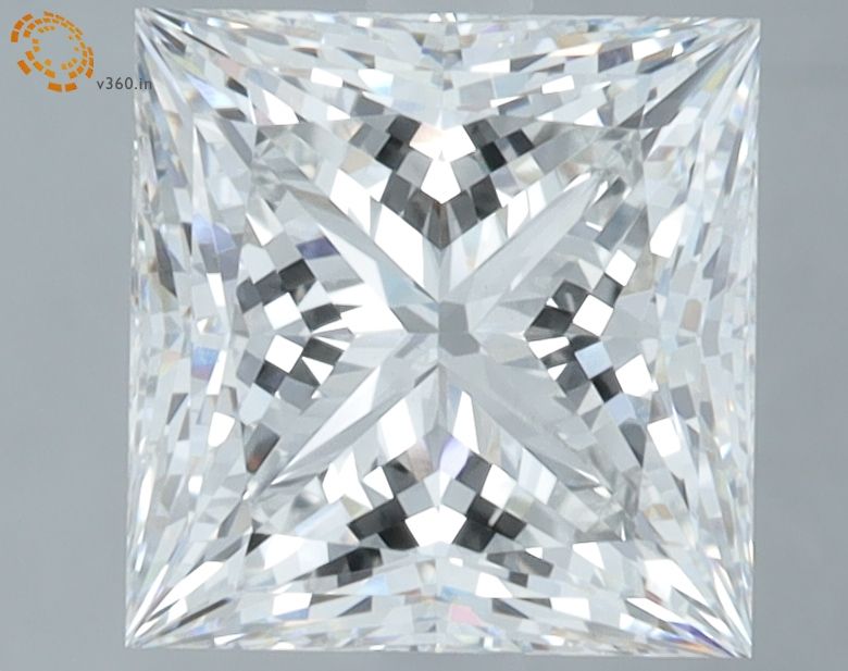 3.08 ct. princess Lab Grown Diamond front image