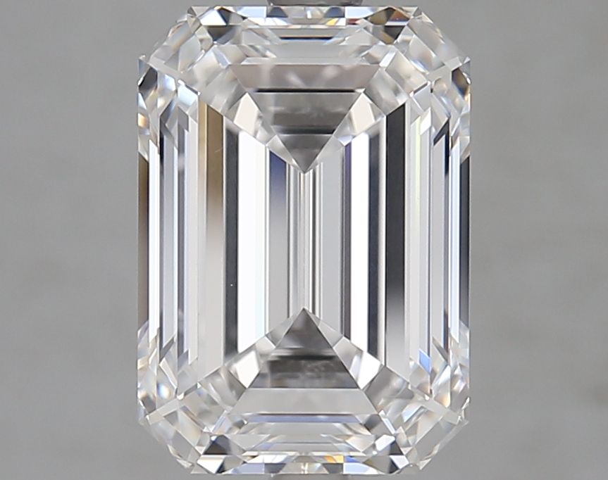 Diamant Émeraude 4.13 ct - Couleur D - Pureté VVS1