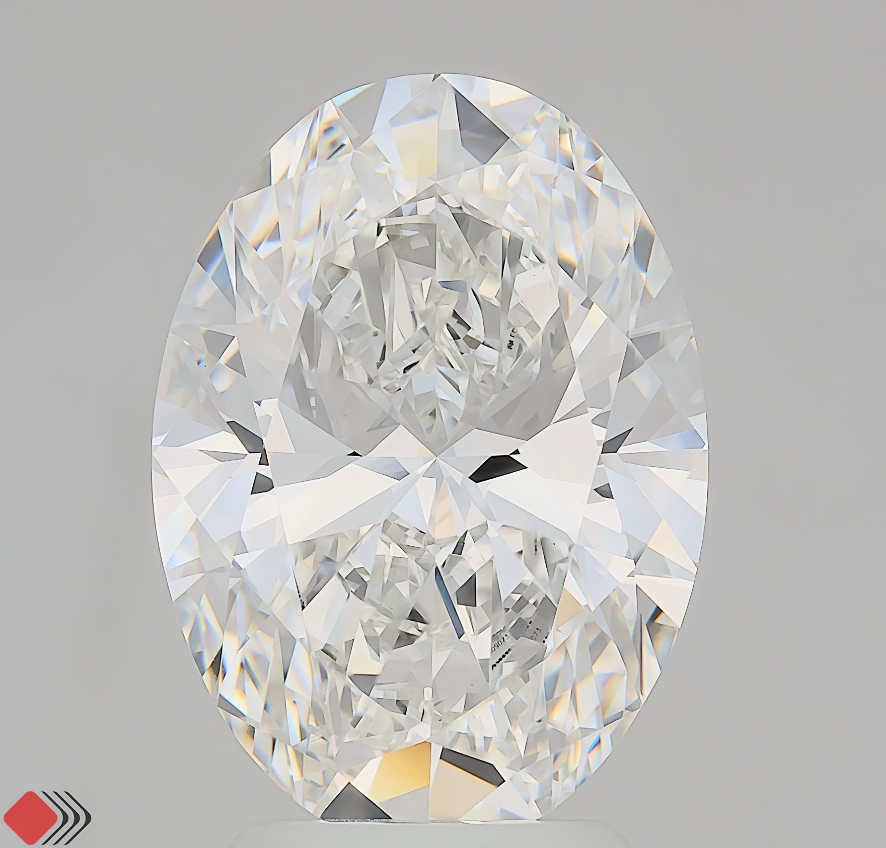 3.56 ct. oval Lab Grown Diamond front image