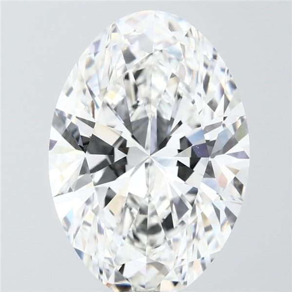 6.08 ct. oval Lab Grown Diamond front image