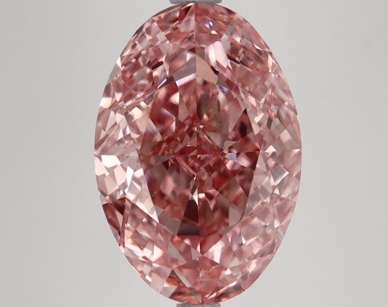 6.03 ct. oval Lab Grown Diamond front image