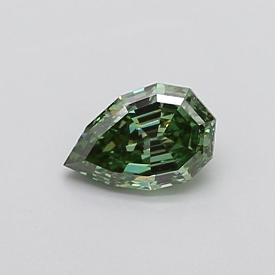 0.7 CT Fancy Vivid Green PEAR