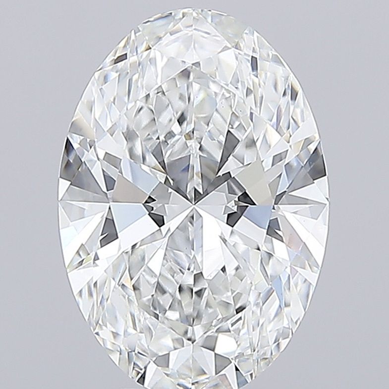 5.06 ct. oval Lab Grown Diamond front image