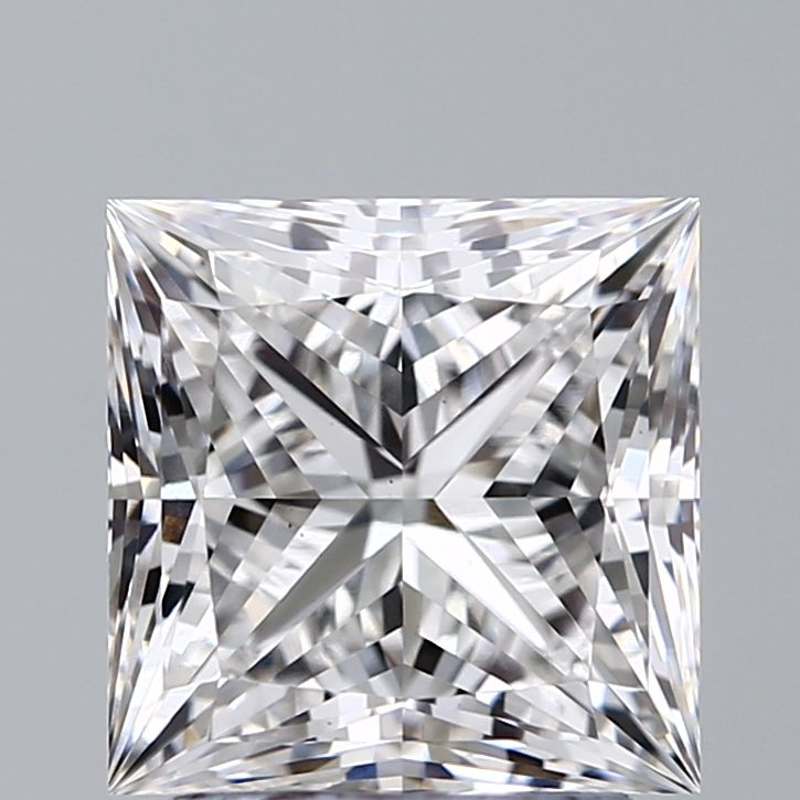 2.73 ct. princess Lab Grown Diamond front image