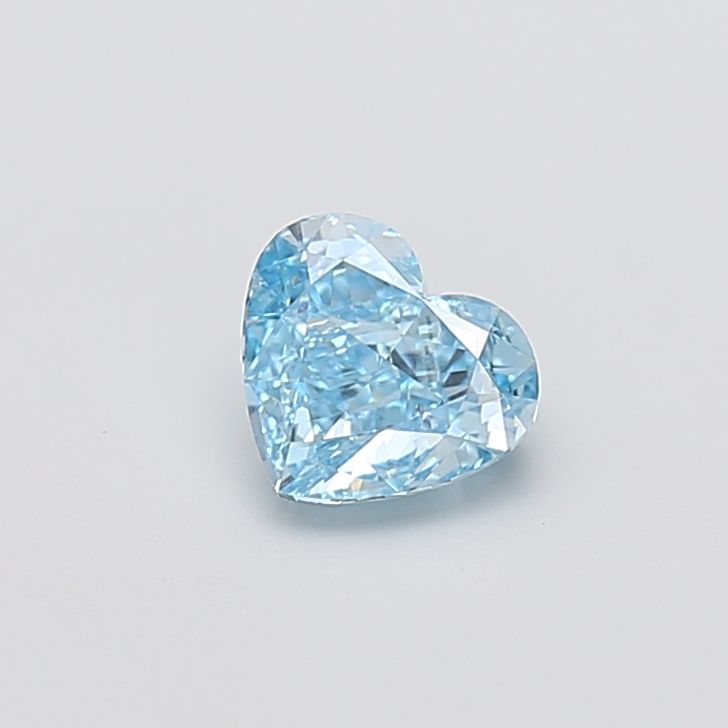 1.09 CT Fancy Vivid Blue HEART