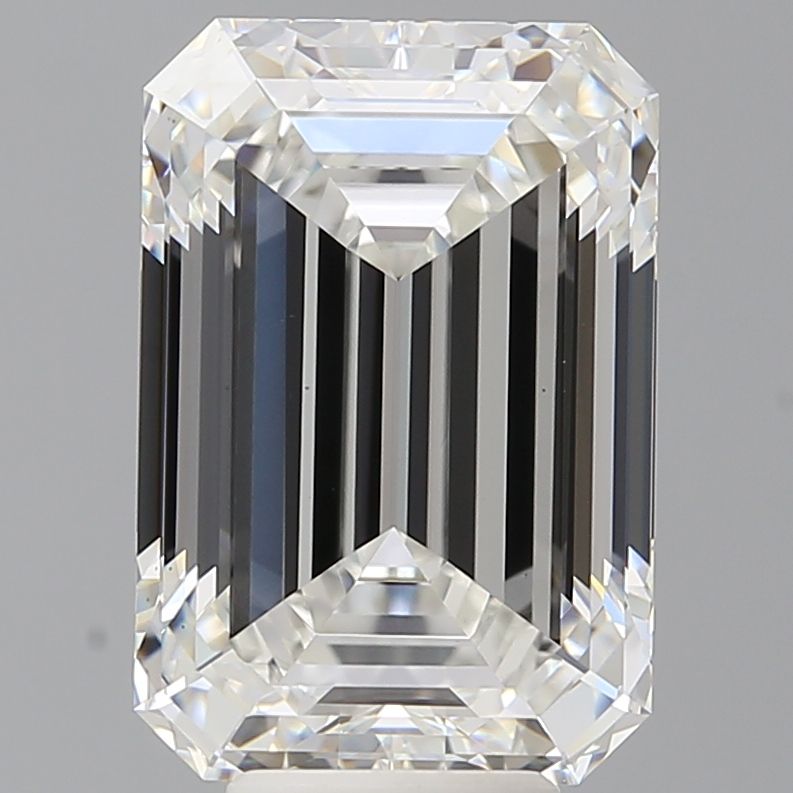 7.10 ct. emerald Lab Grown Diamond front image