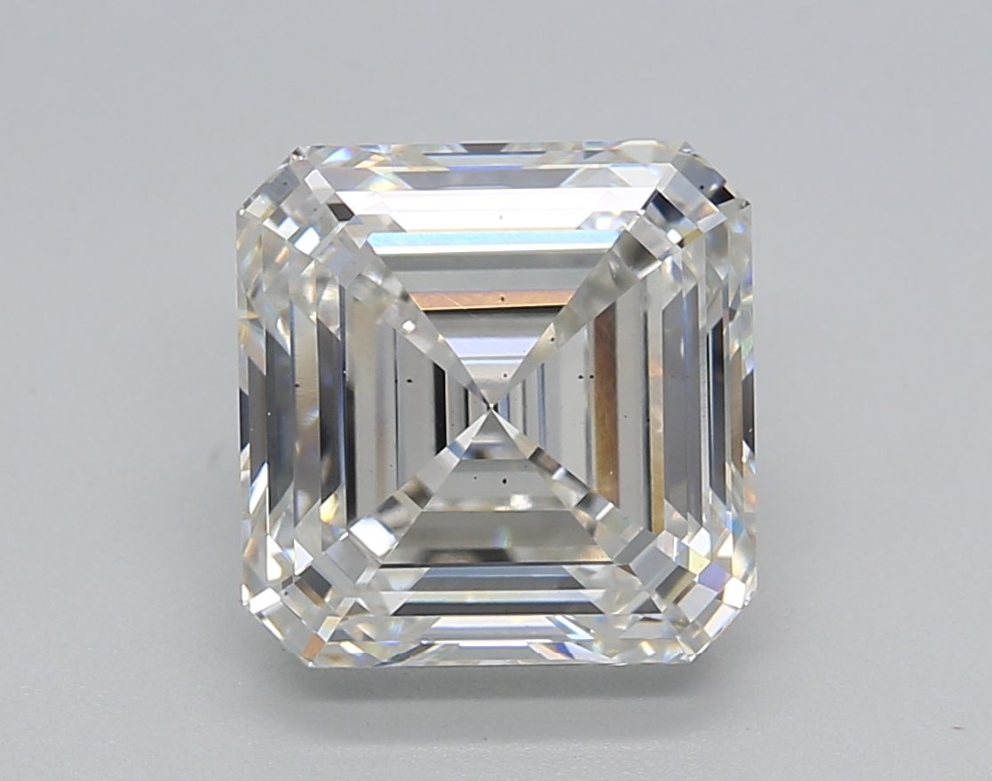 4.05 ct lab-grown Square emerald Diamond