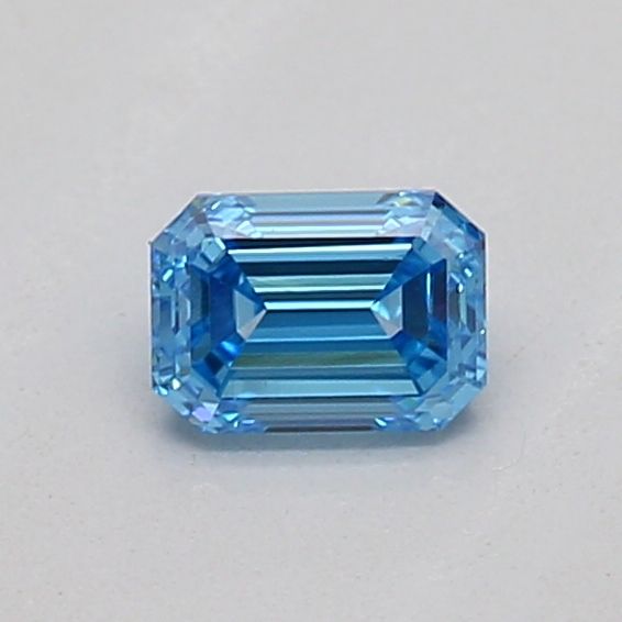 0.22 CT Fancy Vivid Blue EMERALD