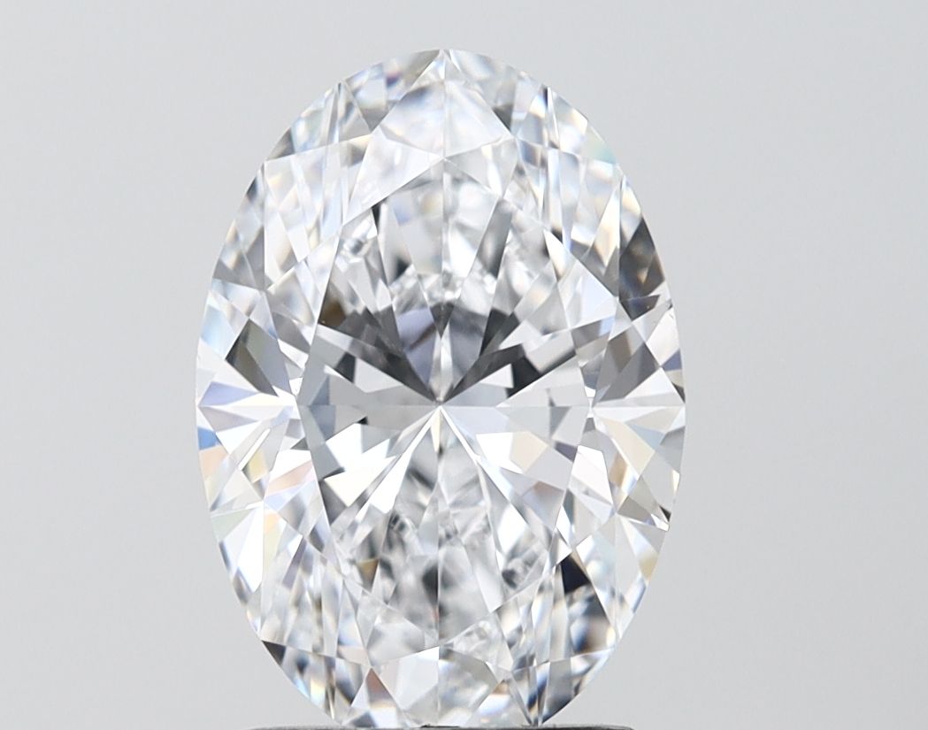 2.82 ct. oval Lab Grown Diamond front image