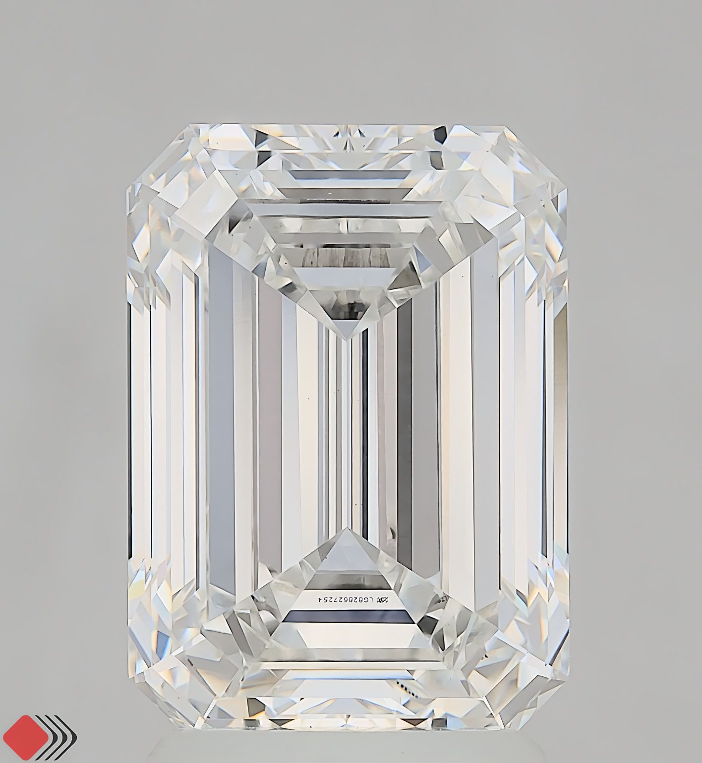3.02 ct. emerald Lab Grown Diamond front image