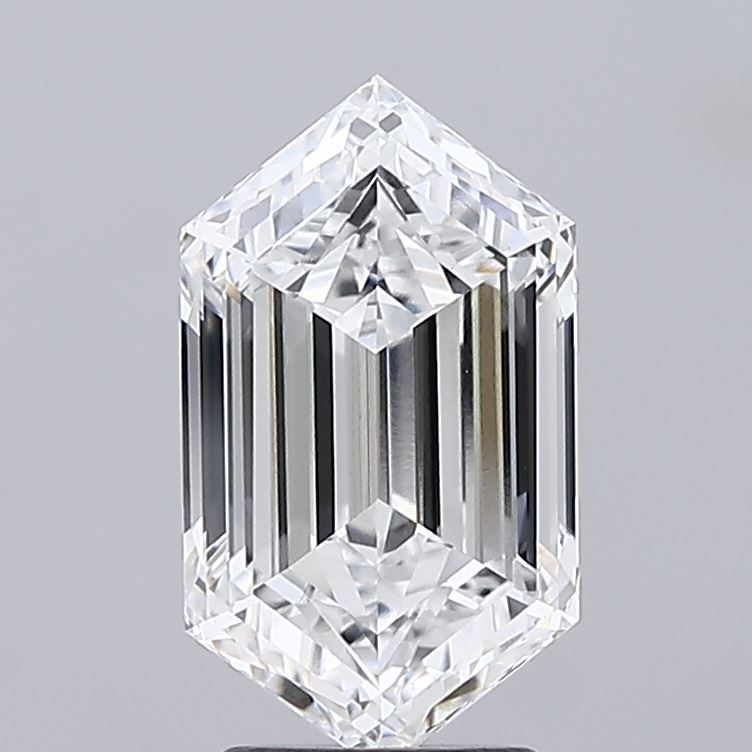 2.85 ct lab-grown Hexagonal Diamond