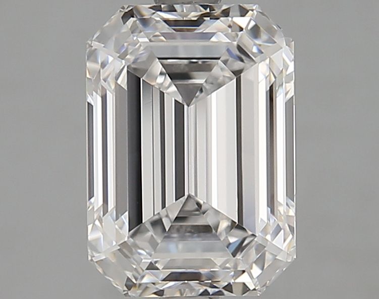 Diamant Émeraude 2.84 ct - Couleur D - Pureté VVS2