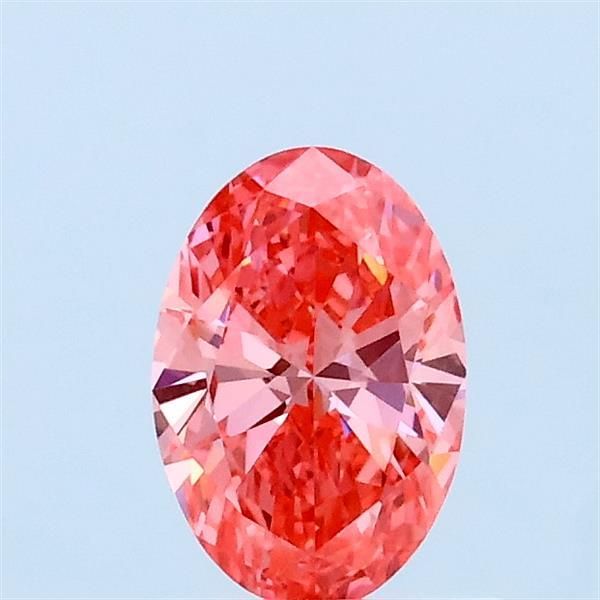 0.51 CT Fancy Vivid Pink OVAL