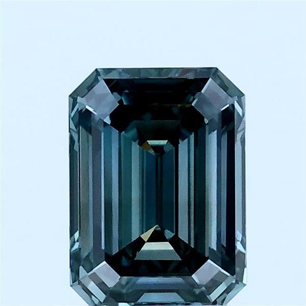 1.0 CT Fancy Intense Blueish Green EMERALD