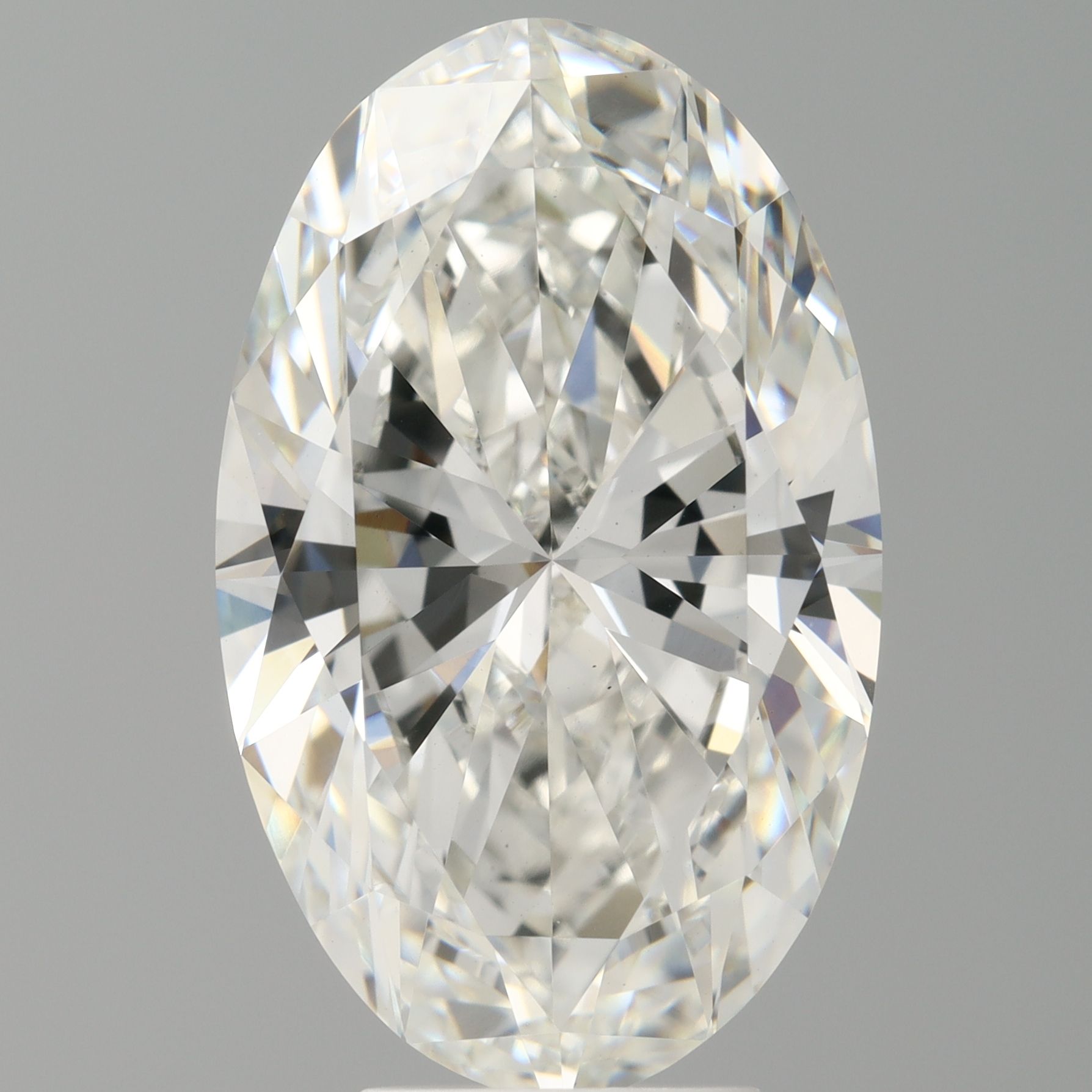 6.09 ct. oval Lab Grown Diamond front image