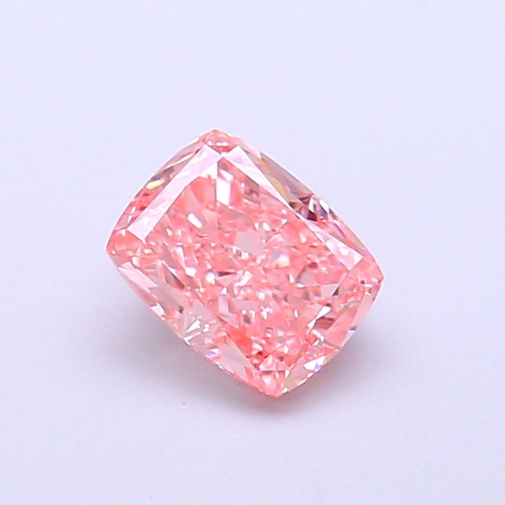 1.03 CT Fancy Vivid Pink CUSHION MODIFIED