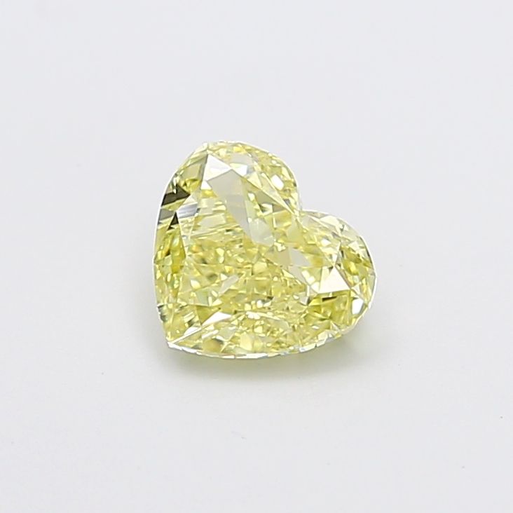 1.25 CT Fancy Yellow HEART