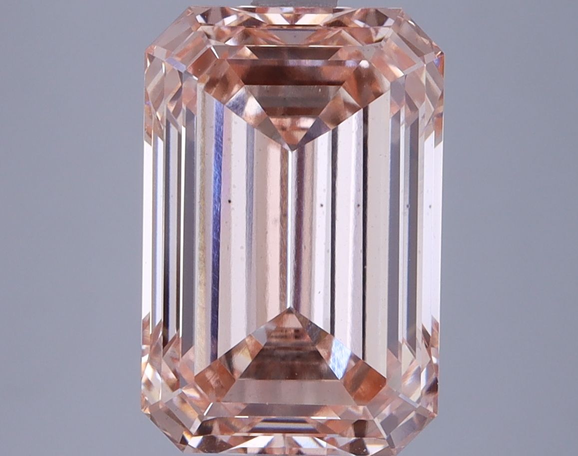 5.42 ct. emerald Lab Grown Diamond front image