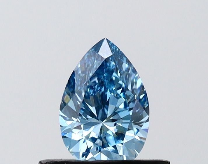 0.54 CT Fancy Vivid Blue PEAR