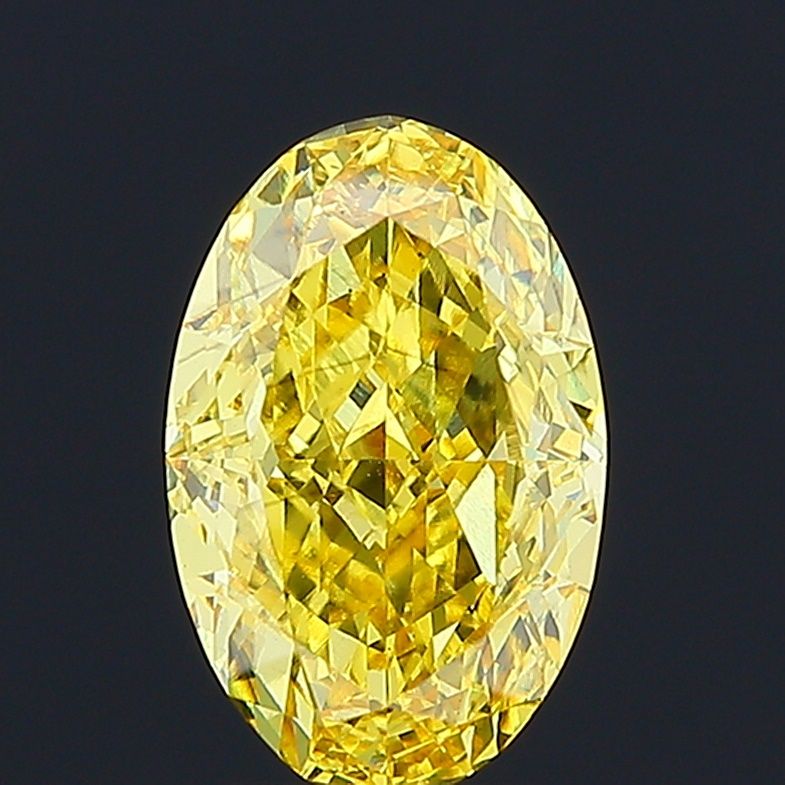 4.06 ct. oval Lab Grown Diamond front image