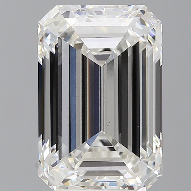 6.57 ct. emerald Lab Grown Diamond front image