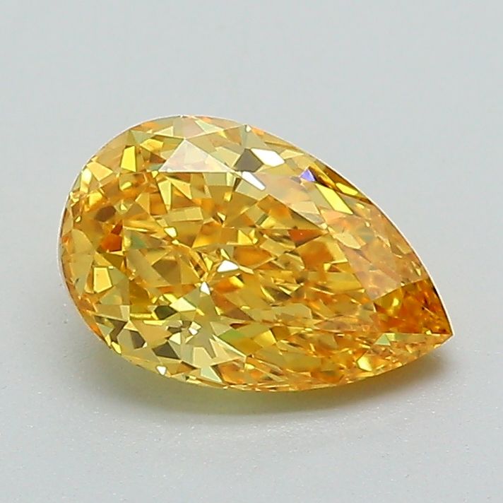 1.03 CT Fancy Vivid Yellow PEAR