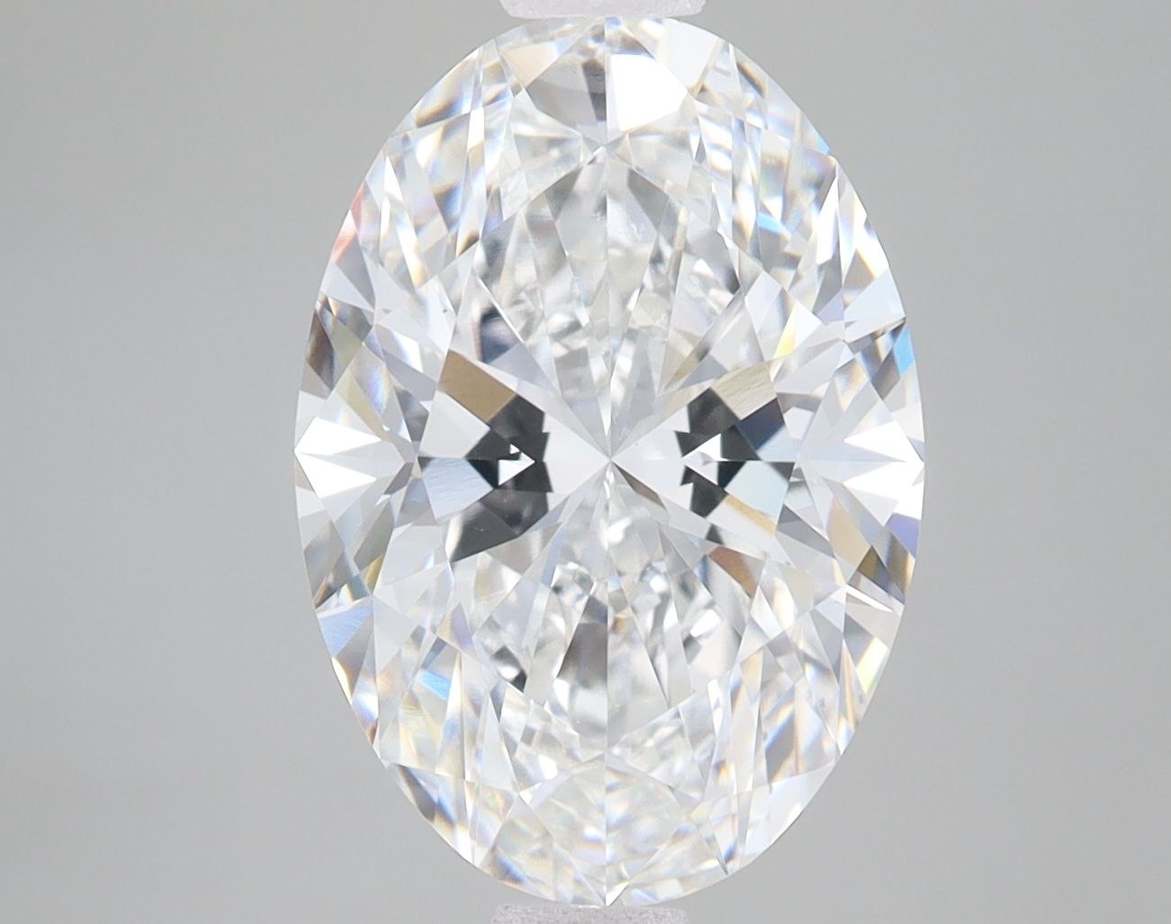 5.02 ct. oval Lab Grown Diamond front image