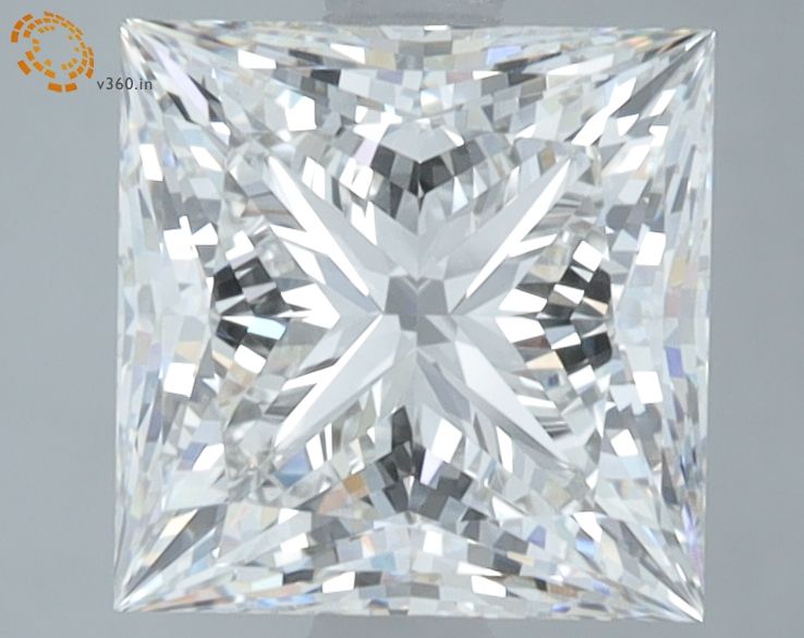 2.59 ct. princess Lab Grown Diamond front image