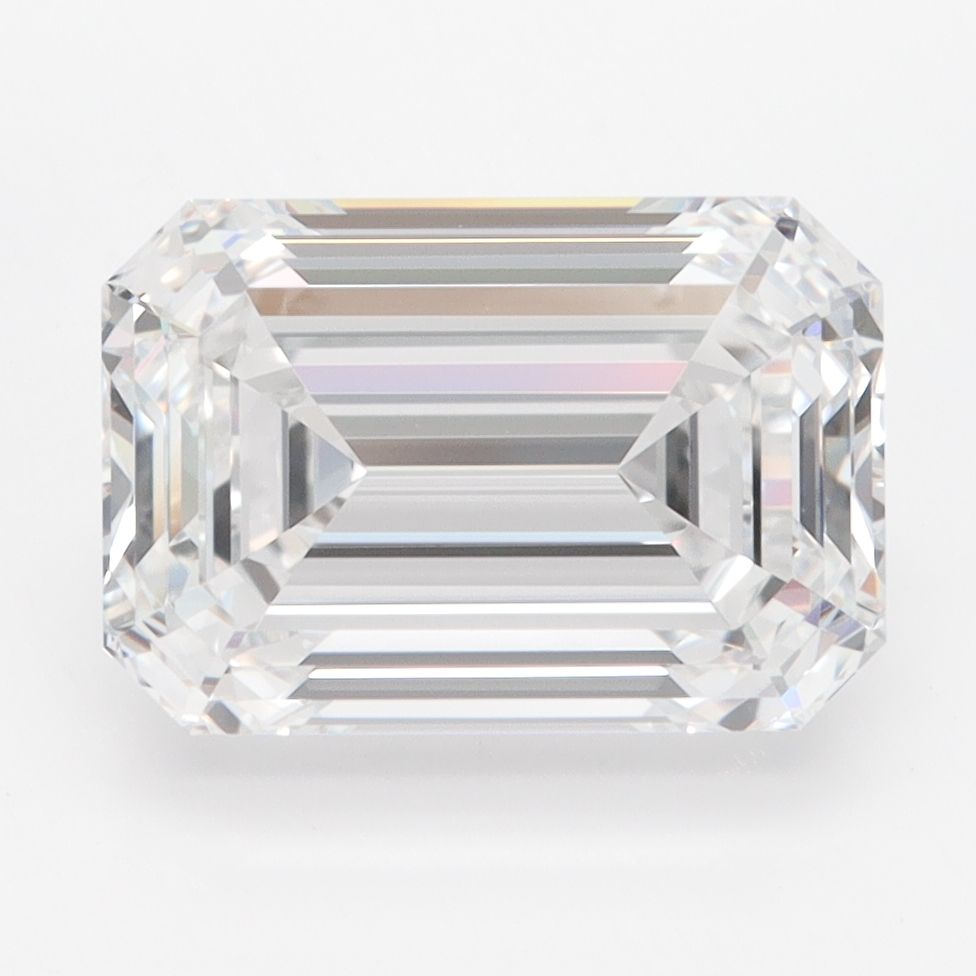 4.10 ct. emerald Lab Grown Diamond front image