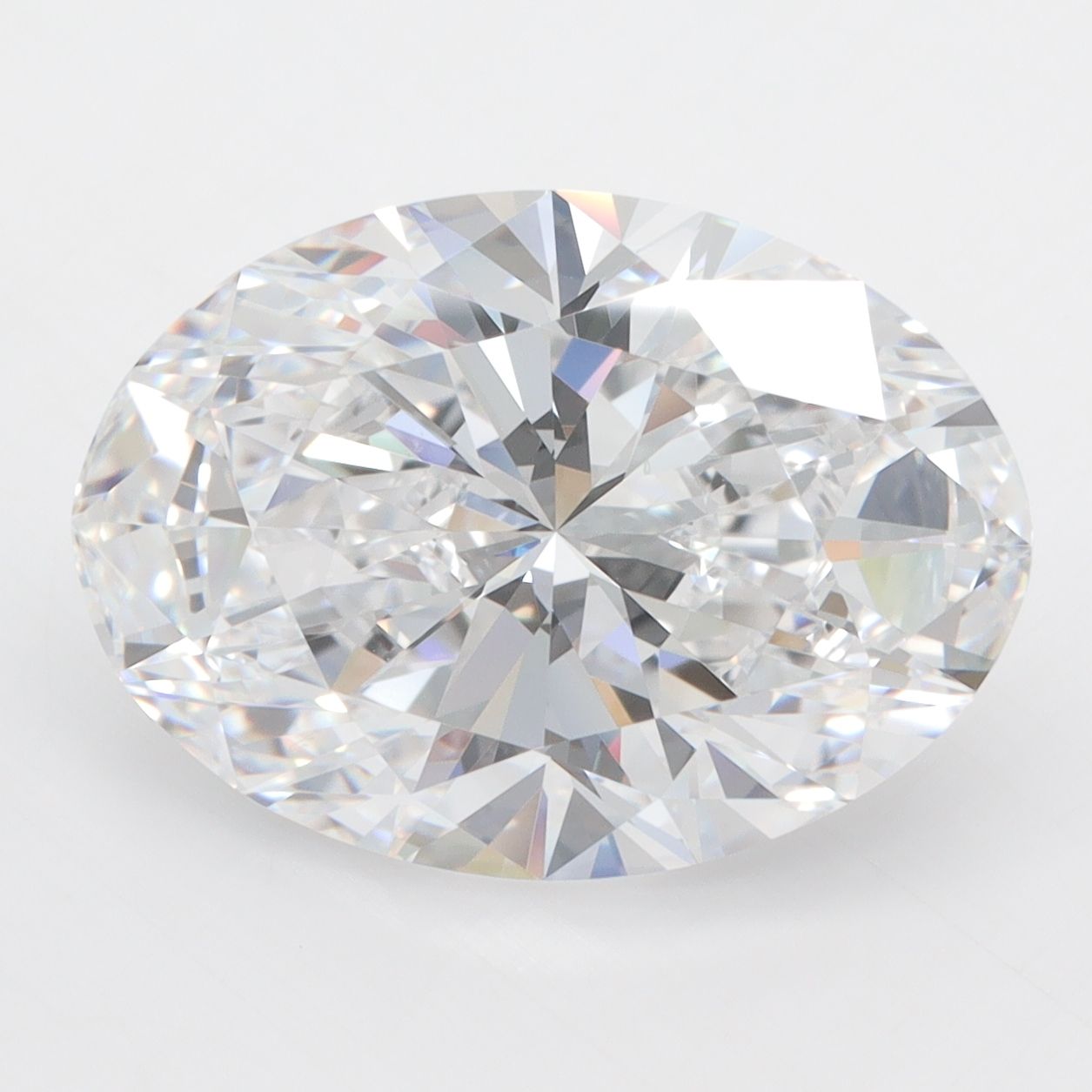 7.11 ct. oval Lab Grown Diamond front image