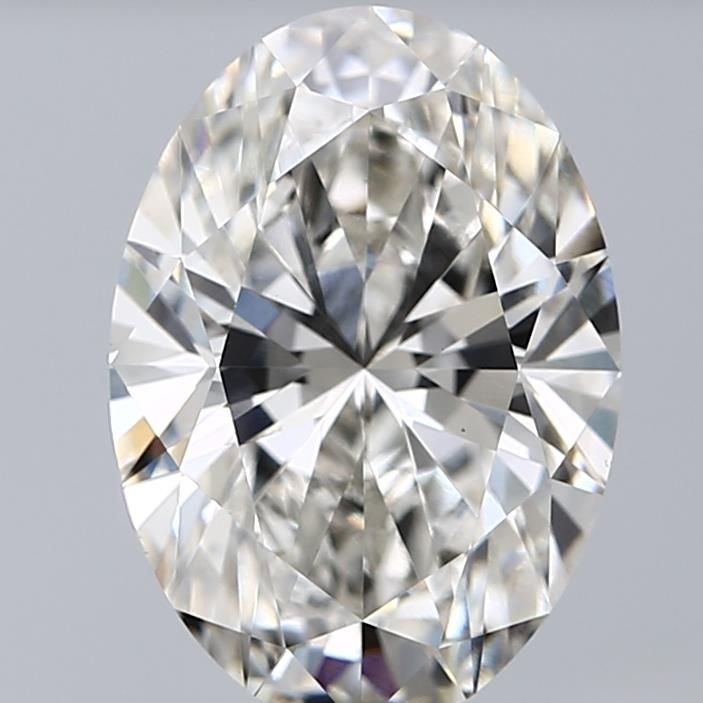 4.05 ct. oval Lab Grown Diamond front image