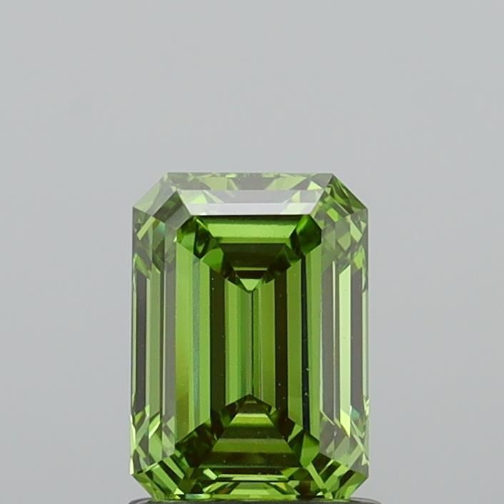 1.42 CT Fancy Vivid Green EMERALD