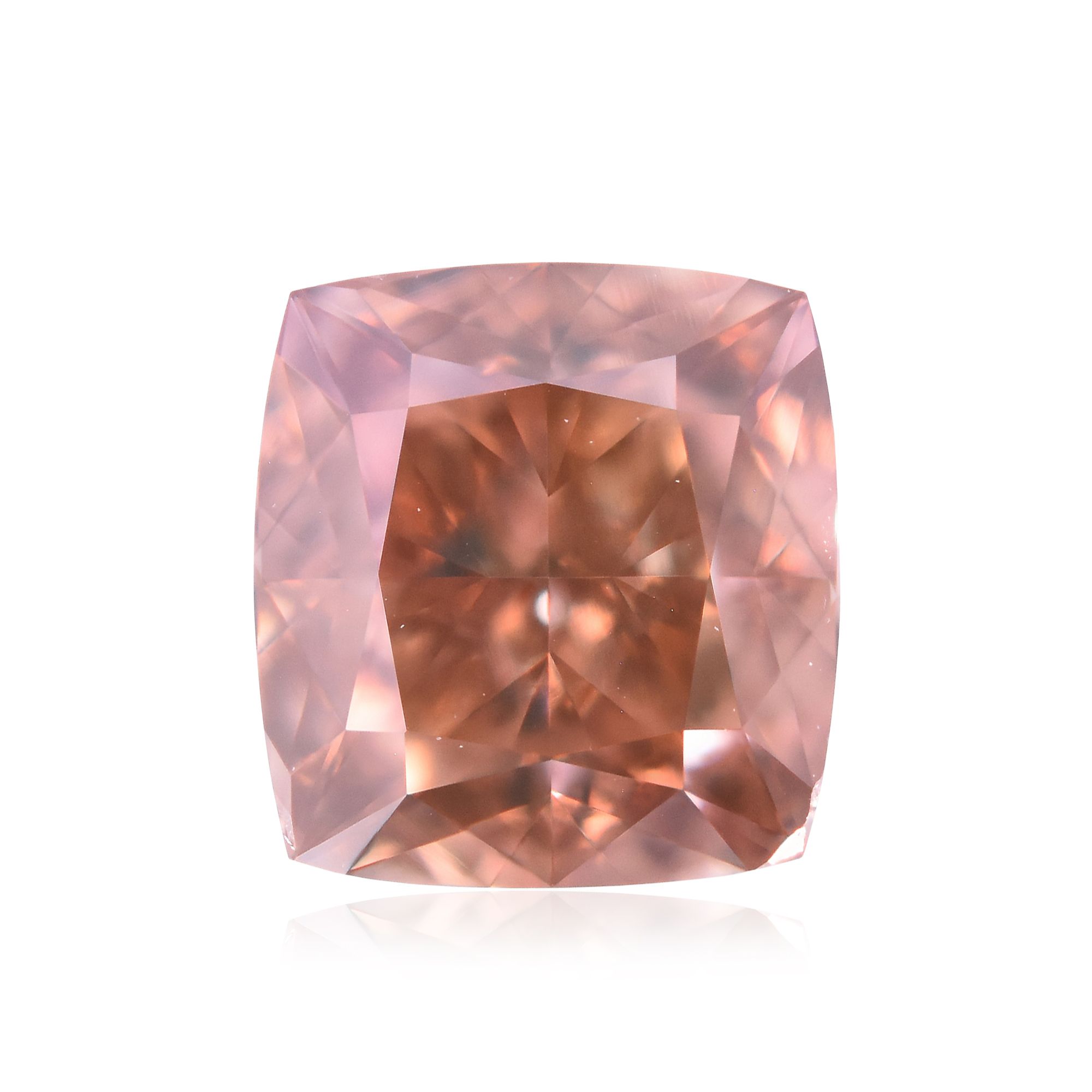 Diament 0.73 ct Fancy Deep Brownish Orangey Pink/VS1