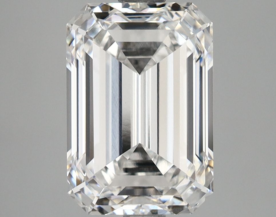 Diamant Émeraude 3.28 ct - Couleur F - Pureté VVS2