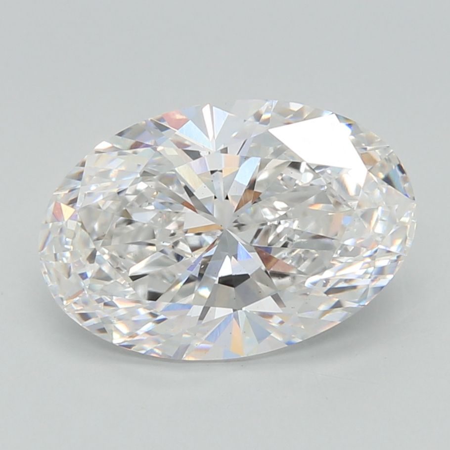 2.92 ct. oval Lab Grown Diamond front image