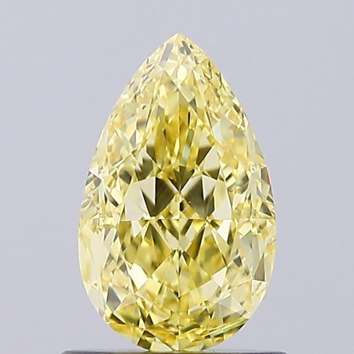 1.07 CT Fancy Intense Yellow PEAR