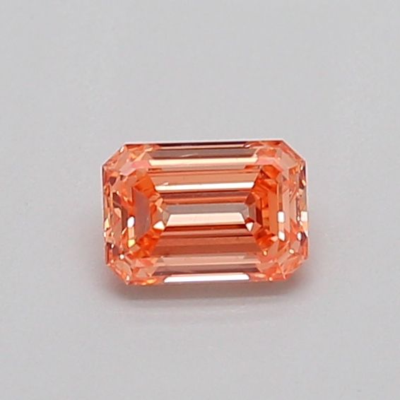 0.32 CT Fancy Intense Brownish Orange EMERALD