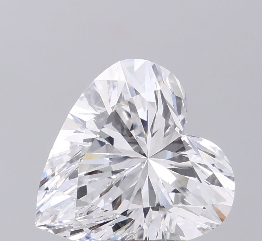 5.74 ct. heart Lab Grown Diamond front image