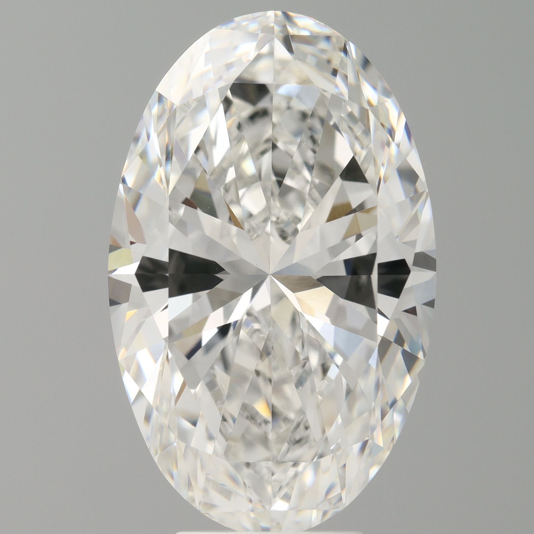 7.05 ct. oval Lab Grown Diamond front image