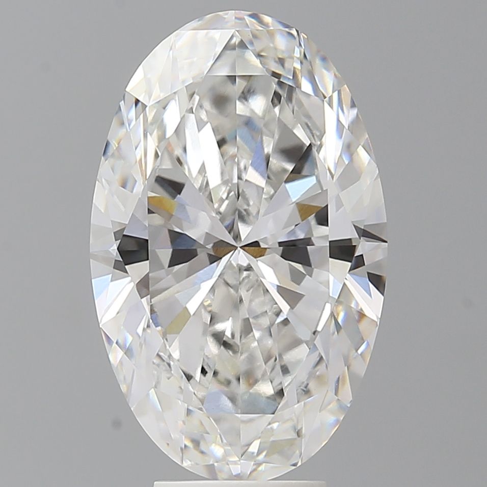6.58 ct. oval Lab Grown Diamond front image
