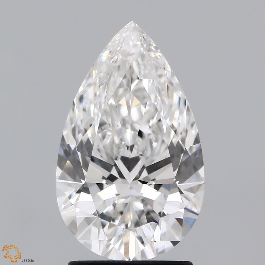 2.10 ct. pear Lab Grown Diamond front image