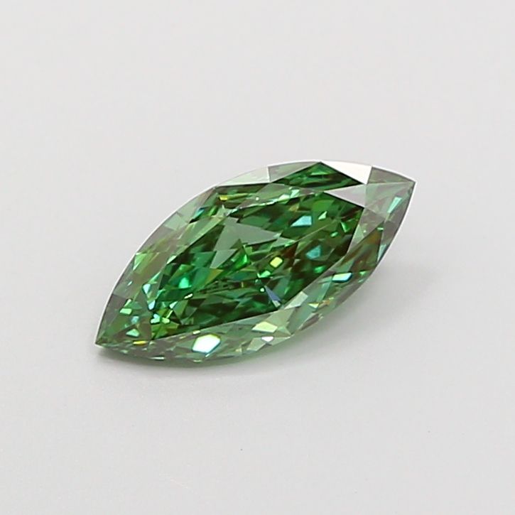 1.02 CT Fancy Vivid Green MARQUISE