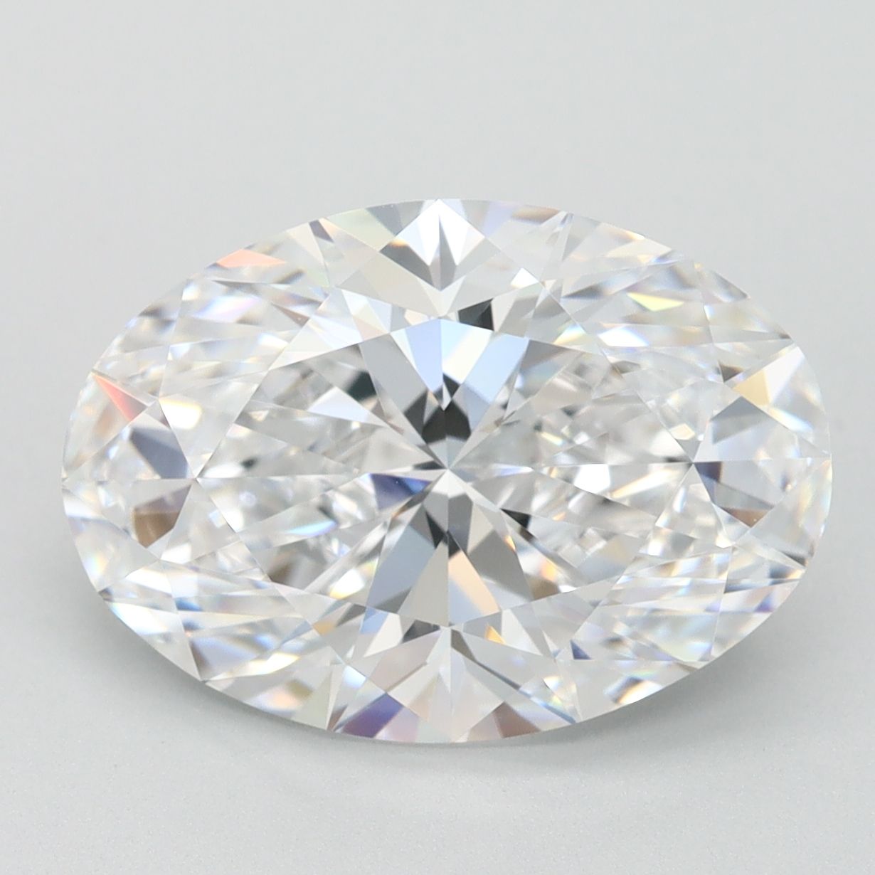 4.10 ct. oval Lab Grown Diamond front image