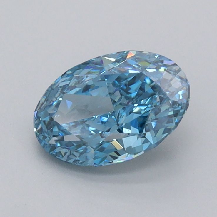 1.01 CT Fancy Vivid Blue OVAL
