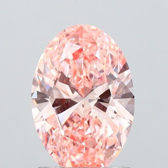 1.52 CT Fancy Intense Pink OVAL