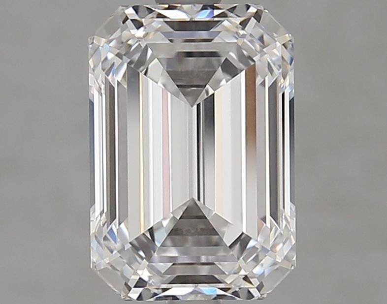 Diamant Émeraude 3.08 ct - Couleur D - Pureté VVS2