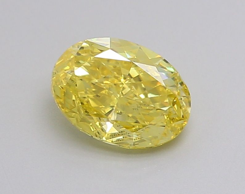 0.98 CT Fancy Vivid Yellow OVAL