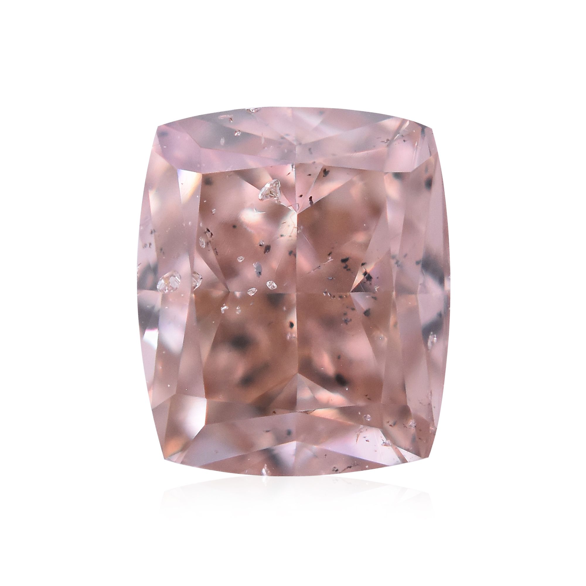 Diament 0.45 ct Fancy Orangey Pink/